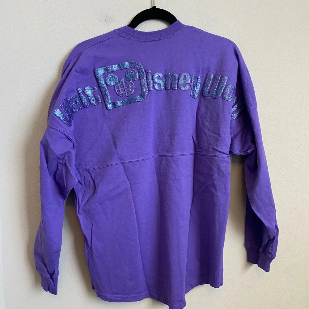Disney Parks Purple Potion Spirit Jersey Walt Disney World Glitter Size XS‎